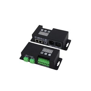 BC-854 3年保証CC XLR-3R 4チャンネルRGBW LED DMX512パワーデコーダーコントローラーポート/RJ45ポート/端子台付き - Product Image 1