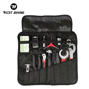 WEST BIKINGバイク修理ツールキット14In1多機能自転車メカニックフィックスサイクリングツール自転車修理ツールバッグセット - Product Image 1