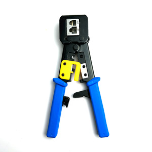 เครื่องมือจีบผ่านรูแบบ RJ45-EZ คีมหนีบสายเคเบิลเครือข่าย6P8P เครื่องมือจีบและตัดด้วยมือเครื่องมือจีบเครื่องมือ376Z เครือข่าย - Product Image 3