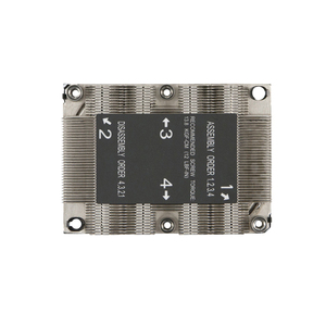 1UサーバーCPUヒートシンク長方形パッシブファンレスCPUクーラーアルミジッパーフィン付きLGA 3647 CPU冷却 - Product Image 3