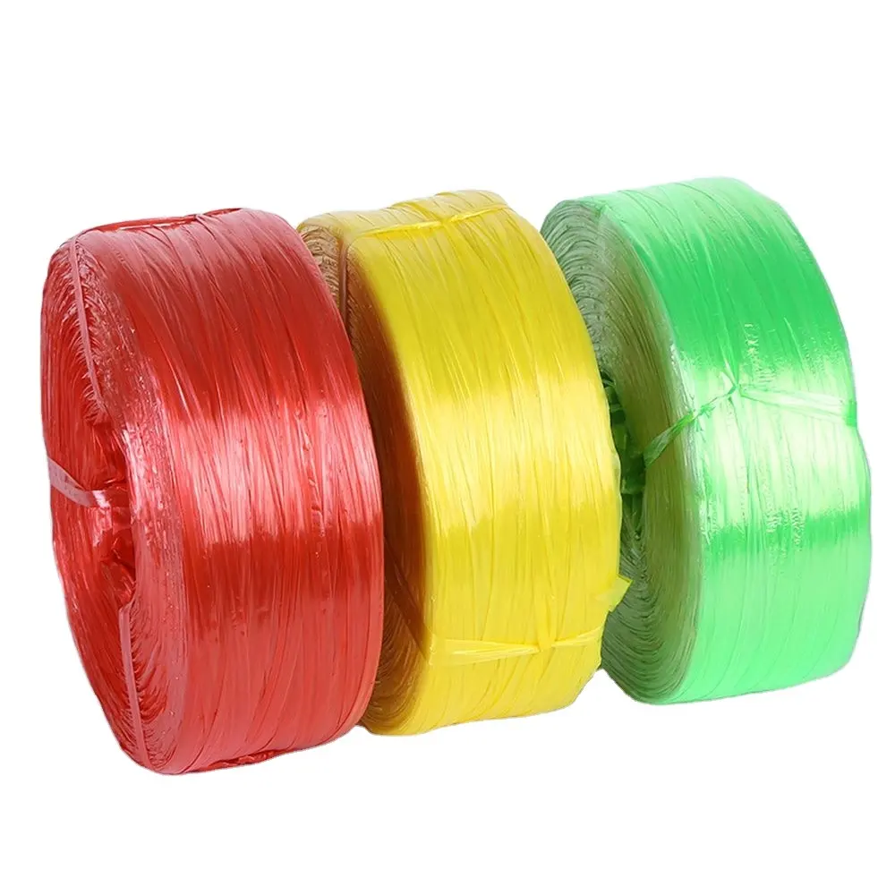Dynamics Plastic Split Tear Film PP Polipropileno Cuerda de atar Máquina de fabricación de cuerdas Línea de producción de cuerdas de plástico para paquete