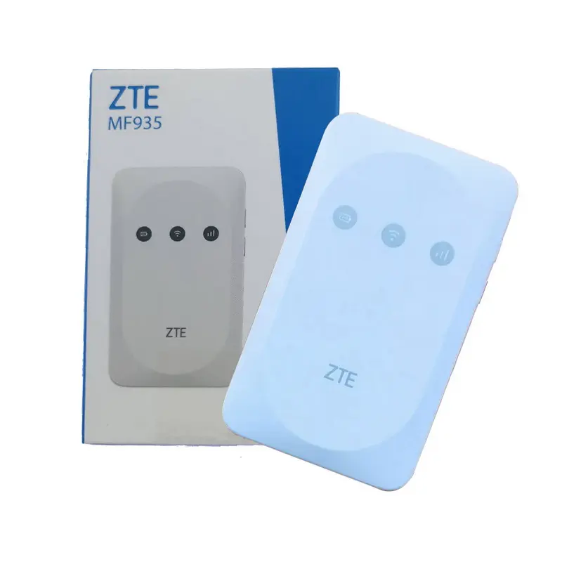 Desbloqueado ZTE MF935 4G 3G FDD TDD bolso WiFi Router com slot para cartão Sim Alta velocidade 150Mbps LTE Cat4 Mobile Hotspot 2000mAh