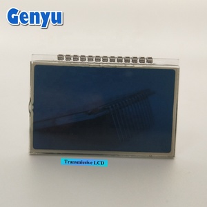OEM piccolo Display LCD HTN blu batteria orologio schermo 8 cifre 7 segmenti LCD 13 pin schermo Display LCD personalizzato - Product Image 4