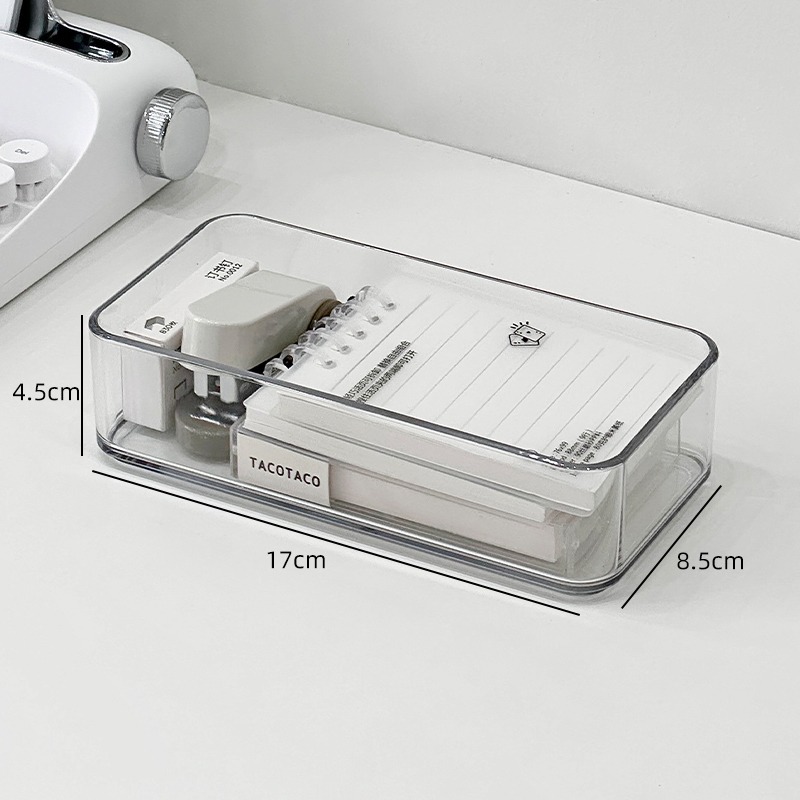 Small-sized transparent divider box