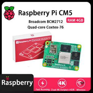 Lampone originale Pi CM5 RAM 4GB WIFI EMMC CM5104032 Broadcom BCM2712 doppia uscita 4K + HDR 800MHz video Coxtex-76 Quad-core - Product Image 2