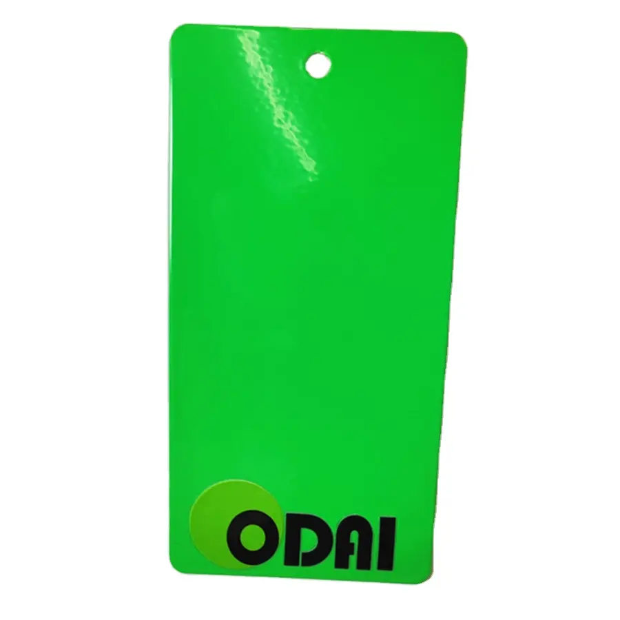 Ral Colors Apple Green Fluorescent Green Powder Coating Paint Glossy Texture Customization