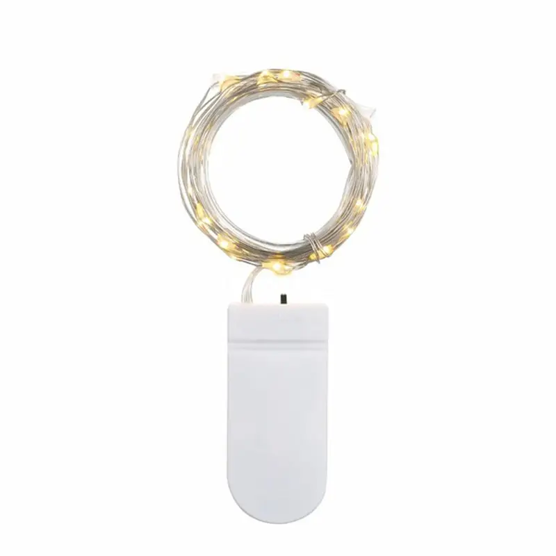 Fairy CR2032 Button Battery Operated Mini Micro Led String Lights Copper Wire Starry Light