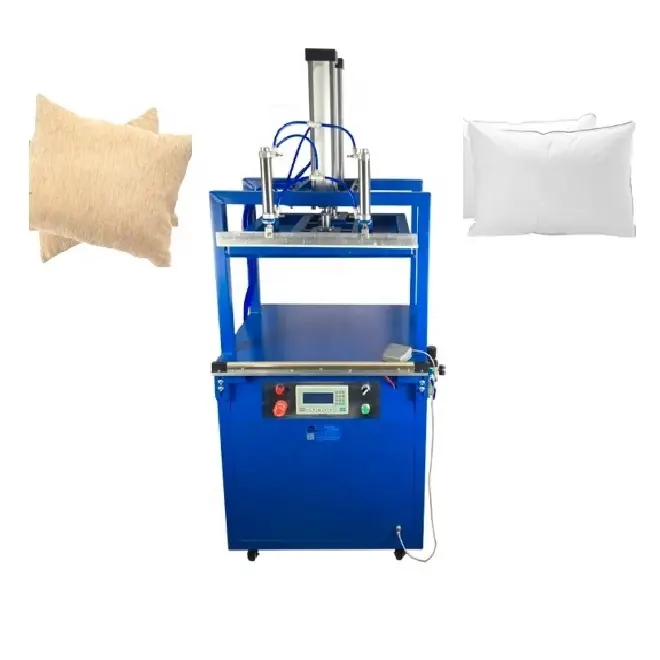 Industri Bantal vakum kemasan menekan tekan mesin penyegel untuk bantal pakaian tekstil selimut otomatis