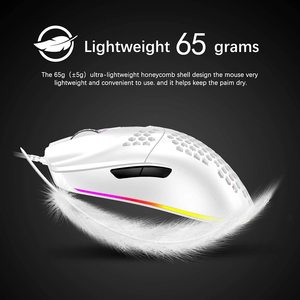 USB-Gaming-Maus GX73 RGB Programmier bar Optisch einstellbare DPI 7200dpi Oem Wired Computer Mouse - Product Image 3