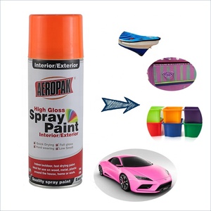 Aeropak 400Ml Aerosol Đầy Màu Sắc Chất Lượng Cao Nhà Máy OEM Màu Acrylic Phun Sơn Cho Gỗ Kim Loại Thủy Tinh - Product Image 3