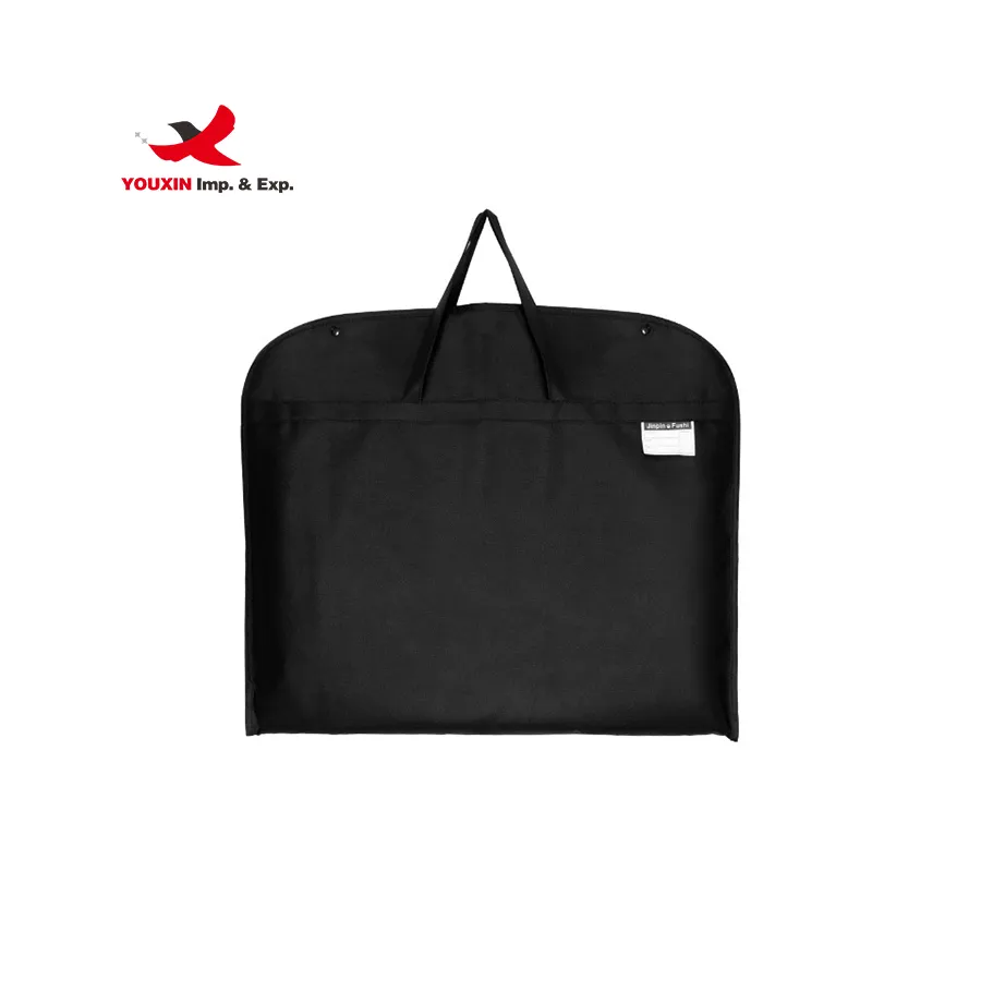 Biểu tượng tùy chỉnh du lịch chống bụi xách tay kinh doanh phù hợp với túi không dệt có thể gập lại túi may mặc