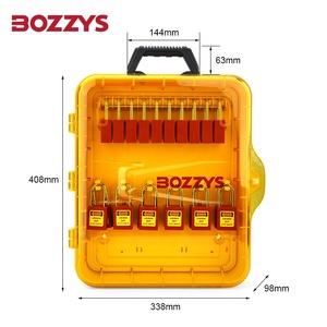 Çok kişi yönetimi ürün kategorisi kilitleri için asma kilitler çile etiketleri ile BOZZYS çoklu kombinasyon kilitleme kutusu kitleri - Product Image 2