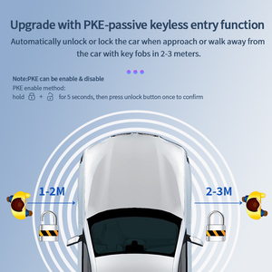EASYGUARD PKE akıllı anahtar kiti için bir W176 / B Oem/C W205 Oem Push Start düğmesi ve konfor erişim ile 2 tuşları ekleyin - Product Image 5