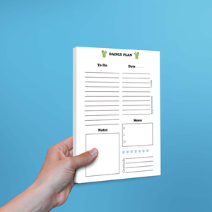 Wholesale Custom A5 Daily <strong>Notepad</strong> Planner <strong>Memo</strong> Pad Notes to Do List - Product Image 2