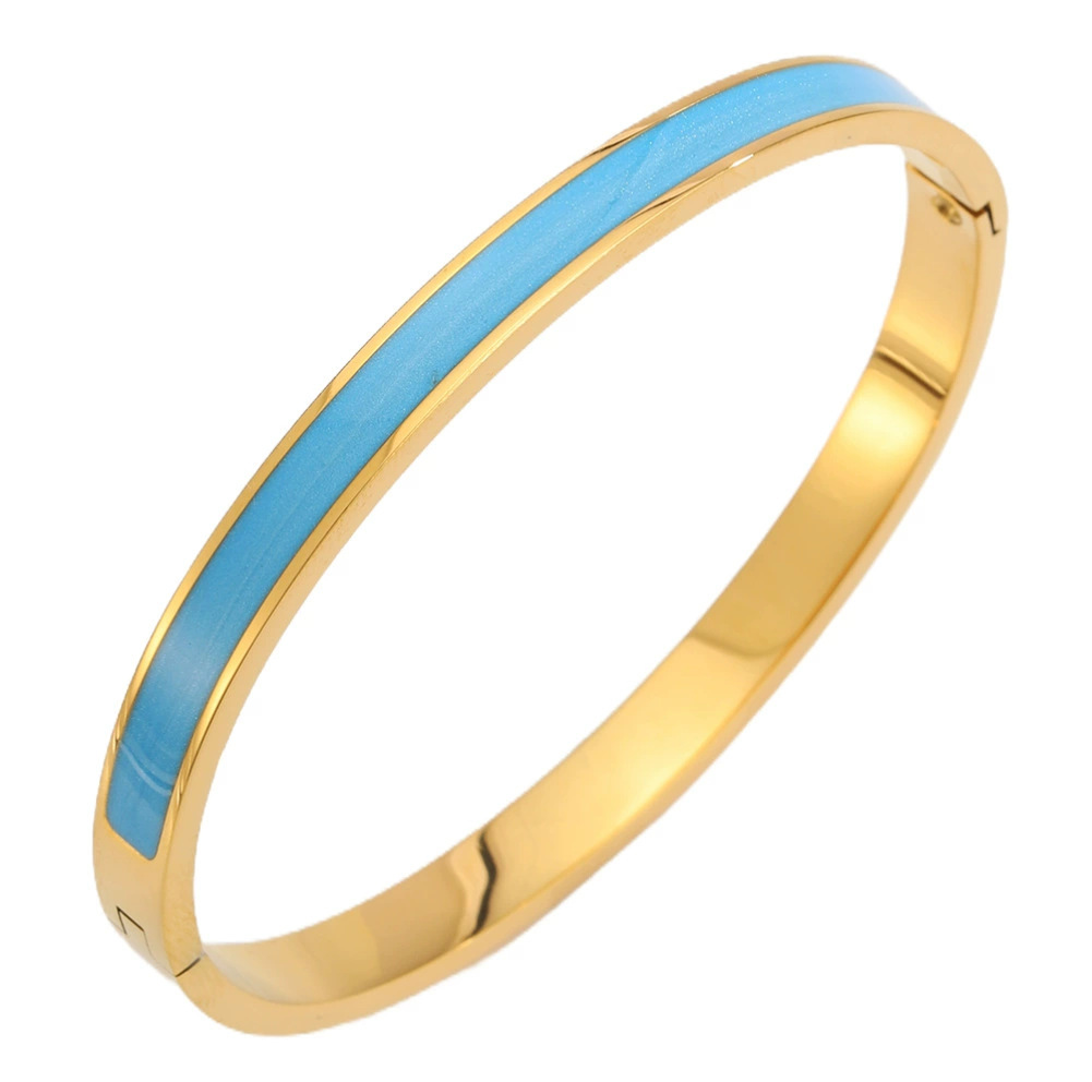 Pulsera azul gota de aceite 68-3