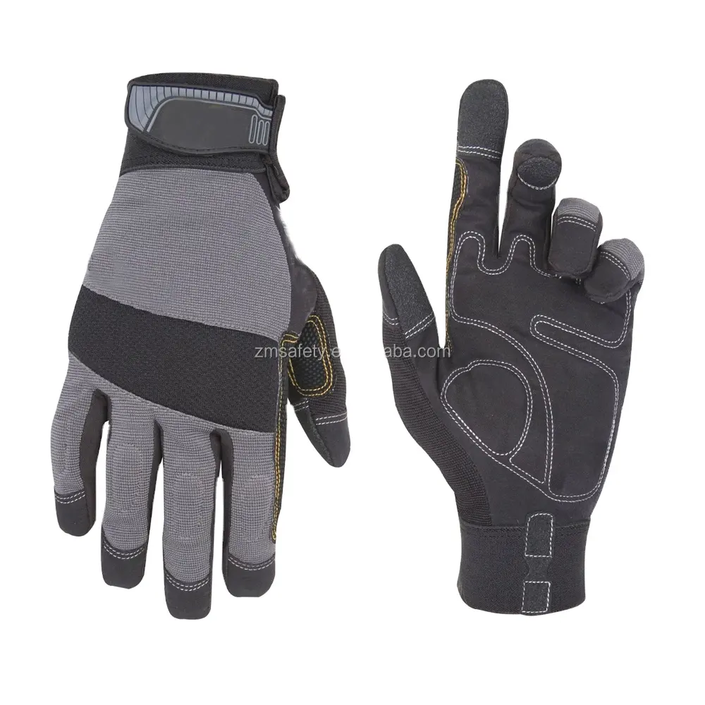 Лучшая цена, индивидуальные рабочие перчатки для работы на кожевенном ремесле, рабочие перчатки с гибким захватом, рабочие перчатки для механика промышленной безопасности