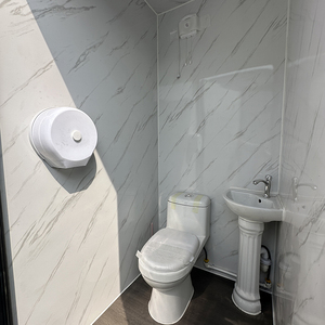プレハブ超手頃な価格の屋外公共バスルームリサイクルモバイルポータブルトイレシングルトイレ安いトイレ