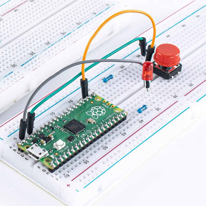 Raspberry Pi Pico Development Board Kit Raspberry Pi RP2040 Programming + LCD1602 LCD Screen
