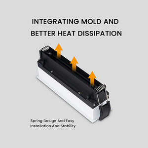 מקורה דאלי ניתן לעמעום 4 ראשים <span class=keywords><strong>LED</strong></span> מתכוונן ספוט אור שקוע אנטי בוהק COB בית מנורת גריל 12W רב ראש <span class=keywords><strong>LED</strong></span> גריל אור