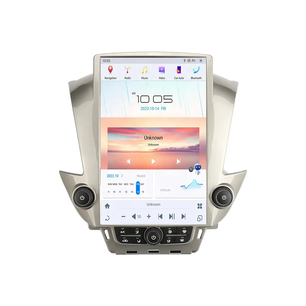 Android Tesla Style Screen For GMC YUKON Chevrolet Suburban Tahoe 2014-2019 Car GPS Navi Auto Stereo Multimedia Player Head Unit