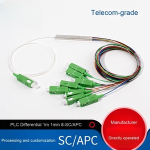 Divisor de fibra óptica con SC APC de grado de telecomunicaciones de 1 a 8 para FTTB FTTH CATV en redes Gpon Epon 5g - Product Image 5