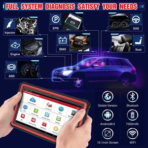 Aggiornamento gratuito 2 anni laush X431 Pro3S + V5.0 Auto Obd2 sistema completo Ecu codifica chiave di programmazione Escaner strumento diagnostico