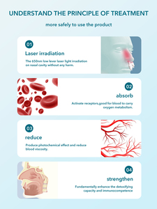 Penjualan Terbaik perangkat terapi Laser untuk alergi Rhinitis akur, perlengkapan terapi rehabilitasi alergi udara dingin demam Hay - Product Image 6