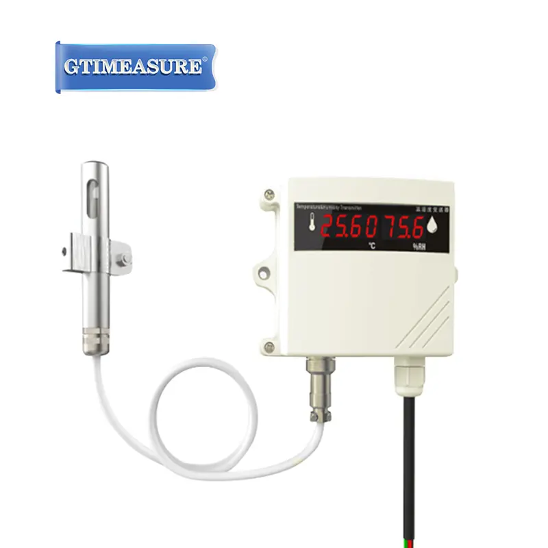 Monitoring Curve Of Ambient Temperature And humidity Transmitter In Air Output 4-20mA 0-10V 0-5V RS485 output