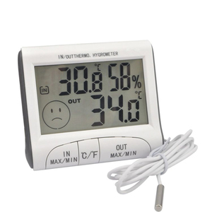 KH-TH031 LCD pantalla Digital tanque de peces nevera incubadora del higrómetro del termómetro con sensor de alambre - Product Image 4