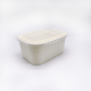 随身携带的牛皮纸环保容器食品零食沙拉水果牛皮纸矩形方形纸盒