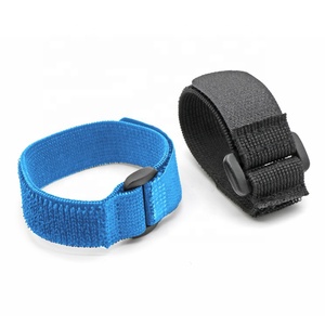 Jane Coo Tamaño personalizado Imprimir logo Ajustable Nylon Colorido Flexible Cable Tie Reutilizable Elástico Gancho y correa de bucle - Product Image 4