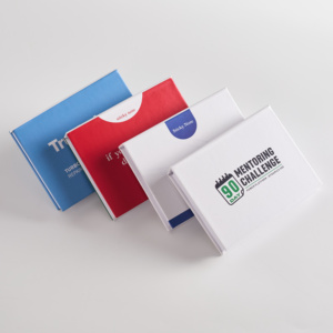 带便签和定制标志印刷的可回收纸质记事本 - Product Image 2