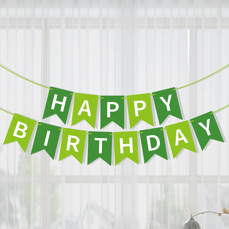 Style 13 Vert avec lettre blanche