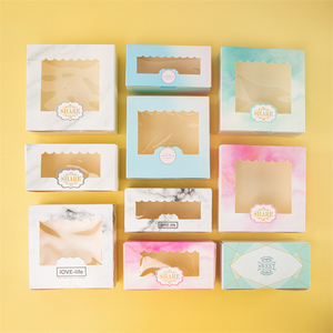 Tùy Chỉnh Mới Thời Trang Ưa Thích Ngọt Ngào Bánh Hộp Gấp Biscuit Cookie Gói Cookie Bánh Hộp Giấy Với Logo Và Cửa Sổ - Product Image 4