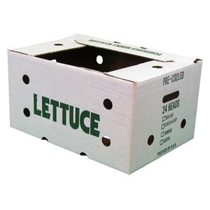 <strong>Recycle</strong> Wholesale Waterproof Waxed Corrugated Cardboard Box Wax Coated Produce Vegetable Box