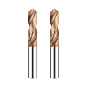数控扭头用HRC55涂层整体直柄高速钻头钨钢 - Product Image 1