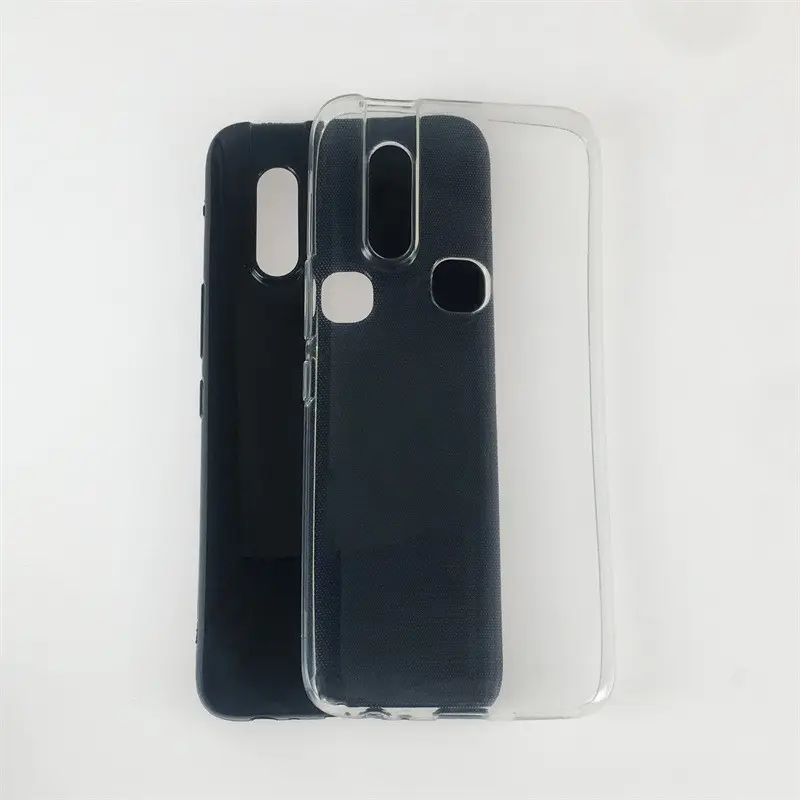 Fabricante al por mayor mate TPU casos suave esmerilado contraportada funda de silicona para teléfono móvil para Infinix S5 PRO X660C X660 negro