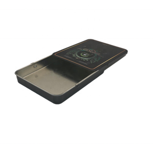 Kim Loại Cầm Tay UV In Hộp Sắt Với Cr Khóa Trẻ Em Chống Lật Bìa Chống-Mở Thuốc Thuốc Lá Lưu Trữ Hộp Vuông - Product Image 5