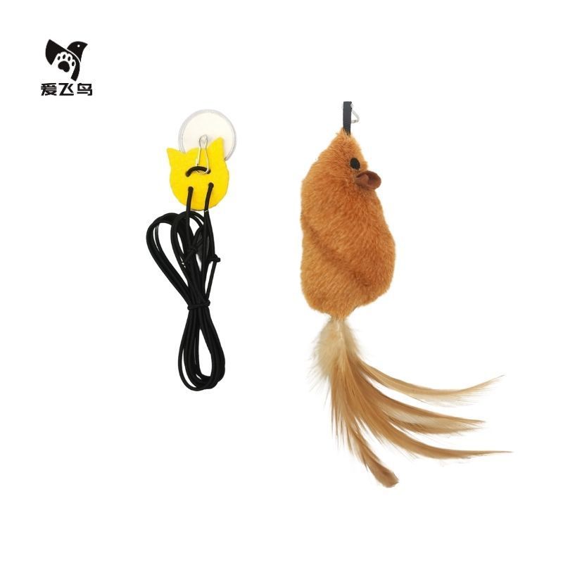 Souris grinçante à suspendre - marron