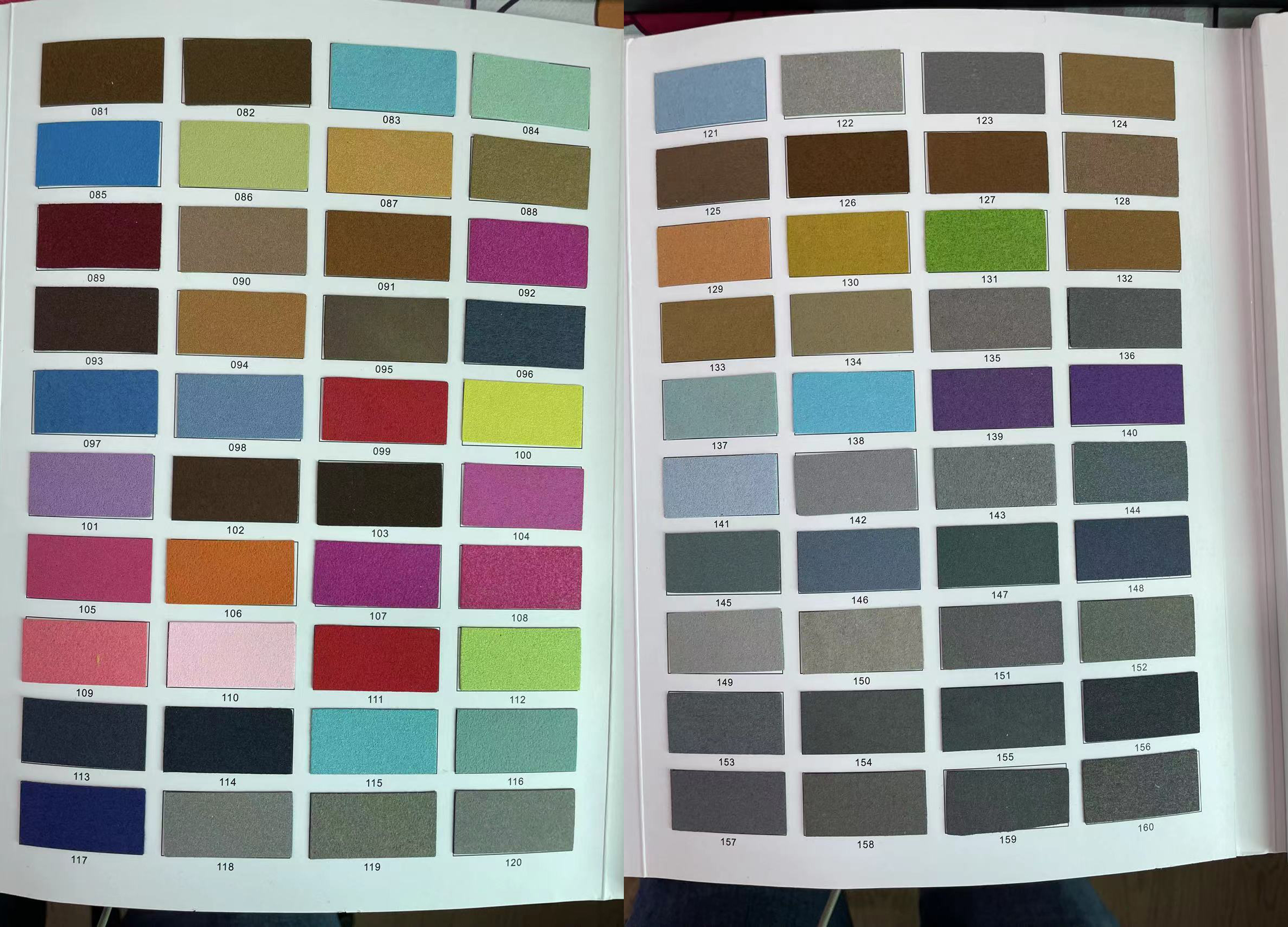 Tableau des couleurs 2