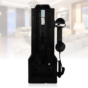 Cổ Phong Cách Mỹ 1950S Điện thoại đồng tiền hoạt động nút cổ điển Nhà Điện thoại cố định treo tường máy tính để bàn Viễn Thông - Product Image 5