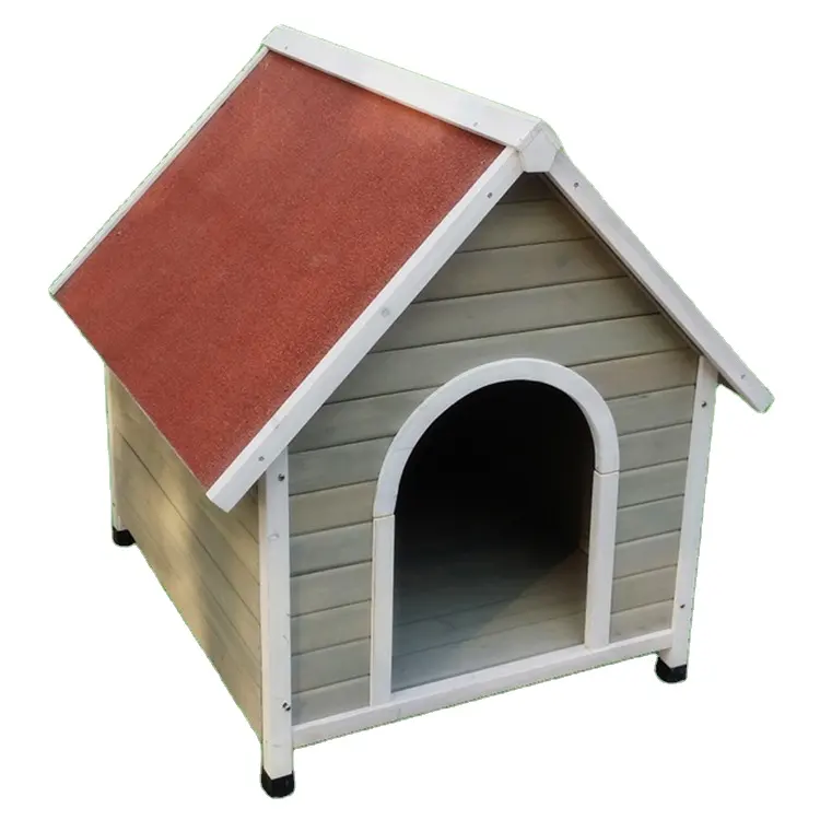 Casa de cachorro de madeira, luxuosa, gaiolas para cães, venda, estilo clássico, à prova d'água, gaiola personalizável