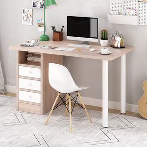Desk <strong>Computer</strong> Desktop with Cabinet Home Desk Simple Writing Desk Student Learning <strong>Notebook</strong> Small <strong>Table</strong> - Product Image 2