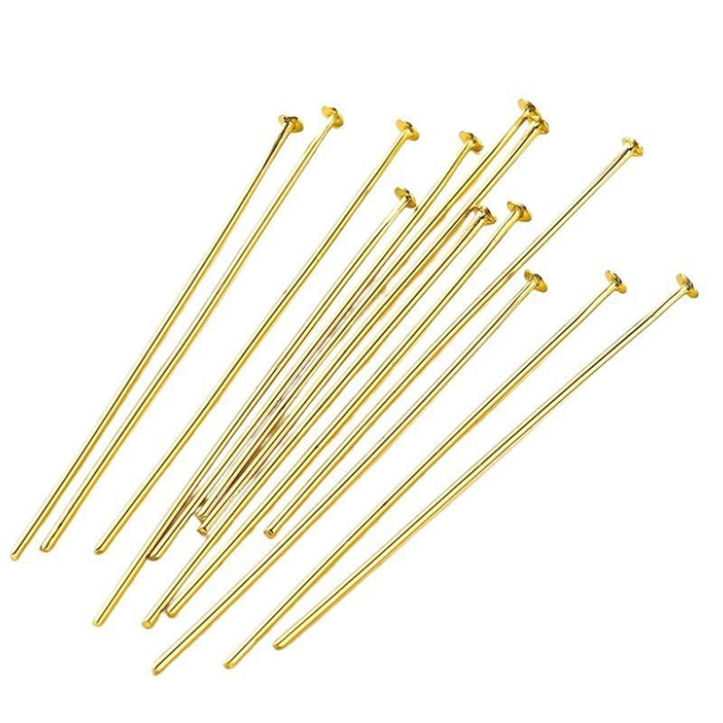 Oro de 14 quilates (aguja en forma de T)