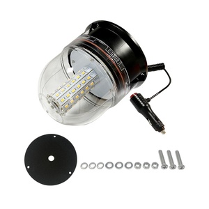 Çok modlu DC12/24V LED uyarı tepe ışığı 60 adet LEDs süper parlak beyaz dönen çakarlı lamba araç UTV işık aksesuarları - Product Image 4