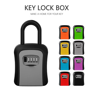 Key <strong>Lock</strong> <strong>Box</strong> Combination <strong>Lock</strong> <strong>Box</strong> Aluminum Security Code House Key Storage <strong>Lock</strong> Safe <strong>Box</strong> - Product Image 2
