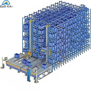 Sistema de recuperación de almacenamiento de Robot ASRS, estante de varios niveles, sistema de almacenamiento de estanterías Asrs con grúa de apilamiento - Product Image 1
