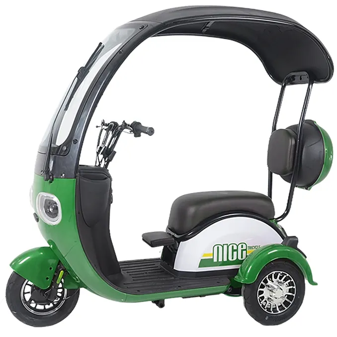 Aprovação CE 500W Triciclo Elétrico Três Rodas Para Adulto 60V Tuk Tuk OEM Fábrica Atacado