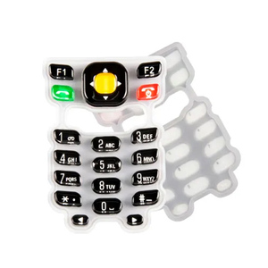 Teclado personalizado P + R Teclado de silicona conductora con plástico - Product Image 5