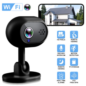 2024 A4 nuevo 1080P Wifi bebé cámara de monitoreo visión nocturna detección de movimiento alarma intercomunicador sistema de cámara para el hogar dormitorio bebé - Product Image 2